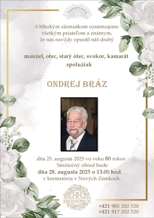 Parte pre Bráz Ondrej