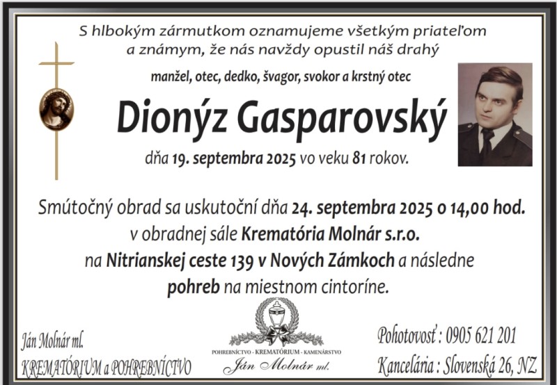 Parte pre Gasparovský Dionýz