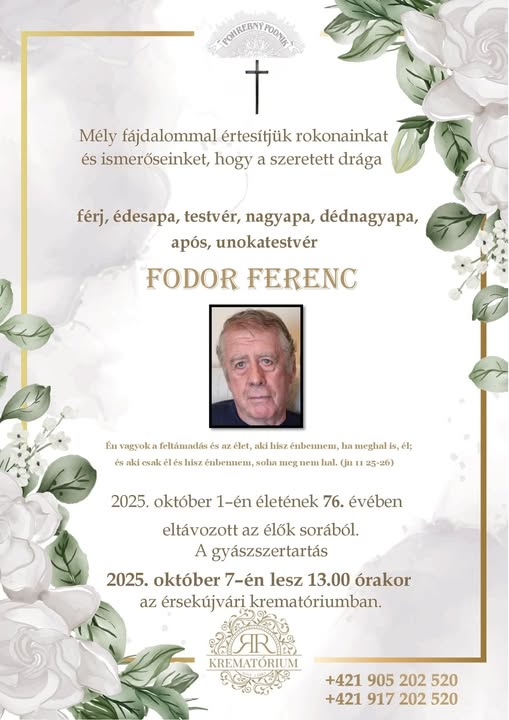 Parte pre Fodor Ferenc