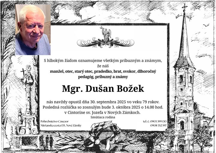 Parte pre Božek Dušan Mgr.