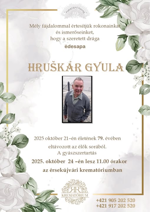 Parte pre Hruškár Gyula