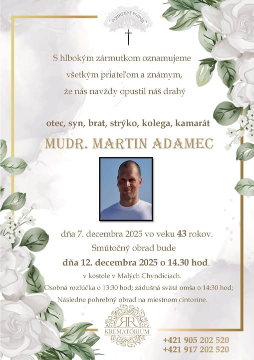 Parte pre Adamec Martin MUDr.