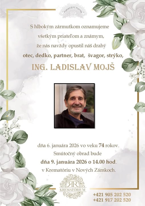 Parte pre Mojš Ladislav Ing.